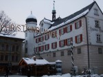 Rosenheim city museum in winter season