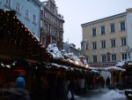 Rosenheim Max-Josefs-Platz mit Christkindlmarkt